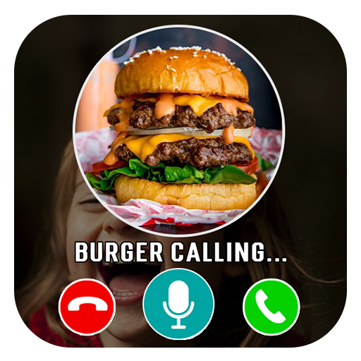 Burger Fake call-video call