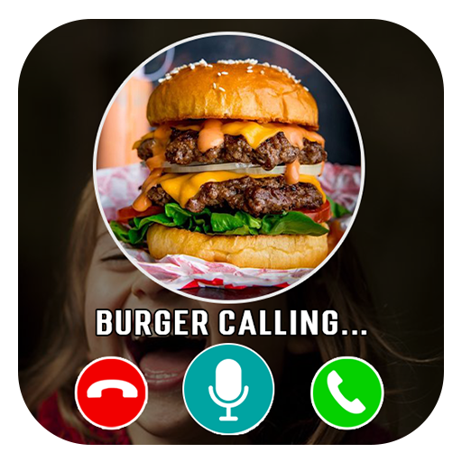 Burger Fake call-video call logo