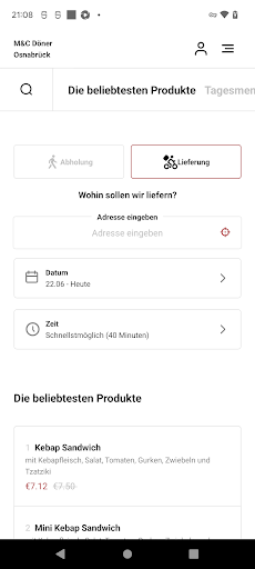 M&C Döner Osnabrück Screen 3