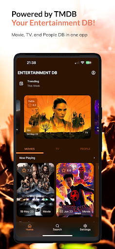 Android application EDB - Entertainment DB screenshort