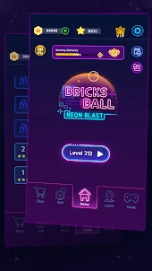 Bricks Balls Neon Blast