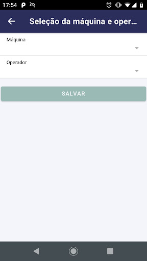 Android application Diária de Máquina screenshort