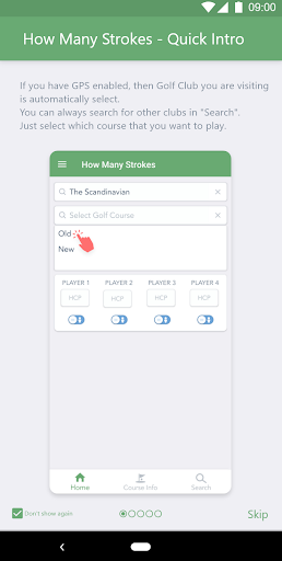 How Many Strokes - World Handi Screen 3