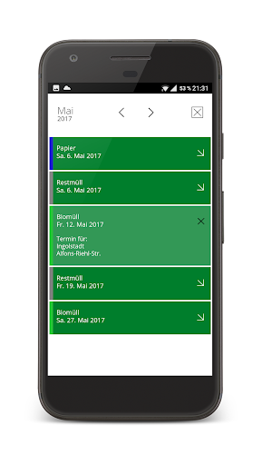 INKB Abfall Planer Screen 2