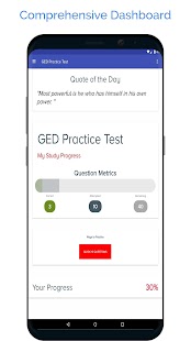 GED Practice Test Screenshot