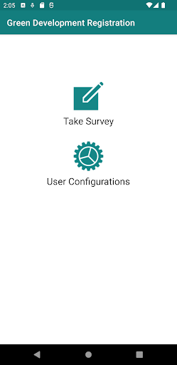 Android application Green Development screenshort