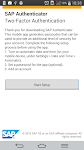 screenshot of SAP Authenticator