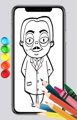 Wednesday Addams Coloring