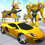 Deer Robot Car Game : Multi Robot Transform icon