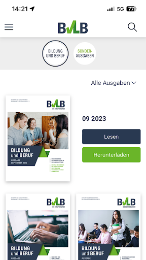 Android application BvLB screenshort