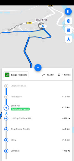 Android application Flexnav Plus screenshort