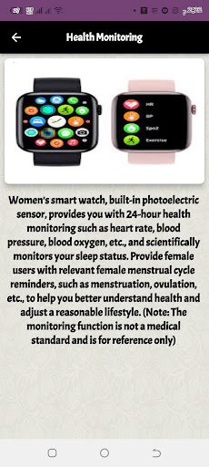 Colesma Smart Watch Guide Screen 2