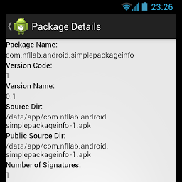 Icon image Simple Package Info