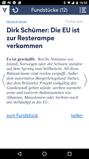Achgut-Fundstücke Screenshot 2 - AppWisp.com