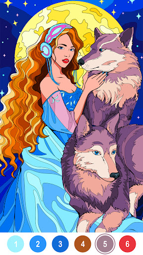 ColorPlanet® Paint by Number - Puzzle - games