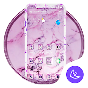 Pink Marble APUS Launcher theme  Icon