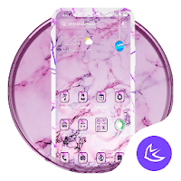 Pink Marble APUS Launcher theme