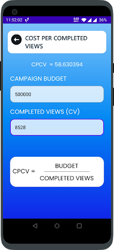 CPM Calculator Screenshot 3 - AppWisp.com