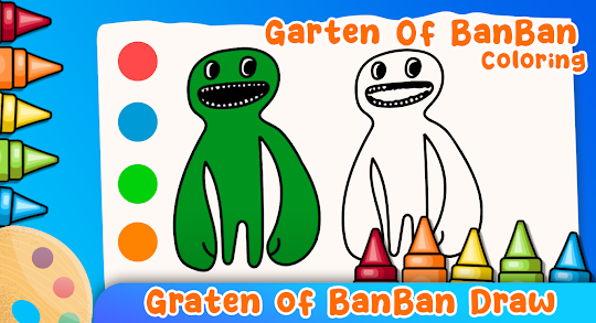 Baixar Garten of Banban coloring 2 para PC - LDPlayer