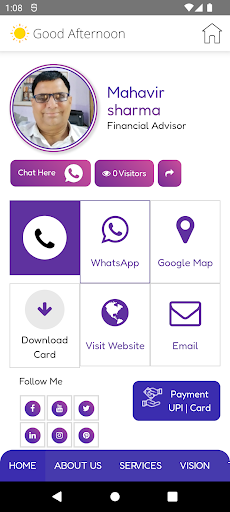 Android application Mahavir Sharma screenshort