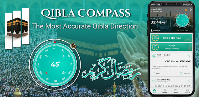 Qibla Compass- Qibla Direction 1.2.1 APK screenshots 17