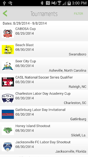 SincSports.com Screen 2