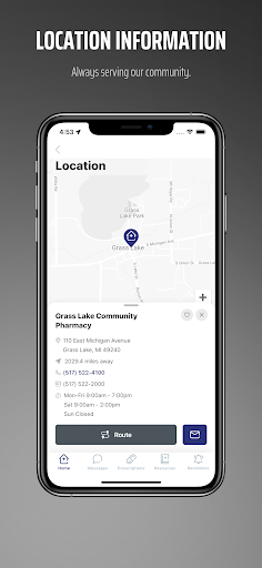 Grass Lake Pharmacy Screen 2