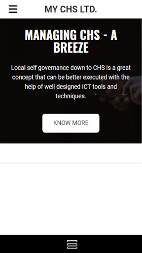 Android application MyCHS screenshort