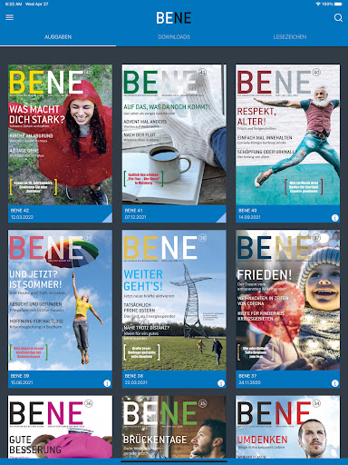 Android application BENE Magazin des Bistums Essen screenshort