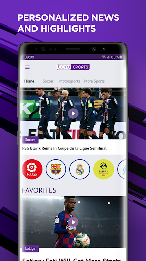 beIN SPORTS 5.1.1 APK screenshots 2