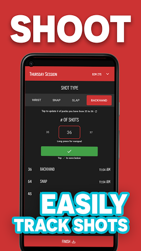 Android application 10,000 Shots screenshort