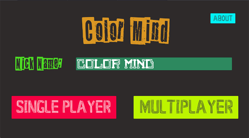 Android application Color Mind screenshort