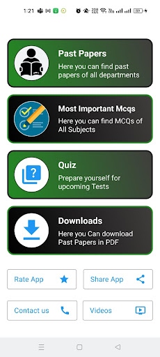 Android application TestPoint MCQs (Offline) screenshort