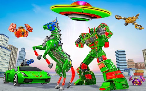 Horse Robot Car Game Apk – Space Robot Transform wars 4
