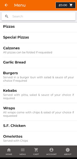 Pizza Plus Takeaway Screen 2