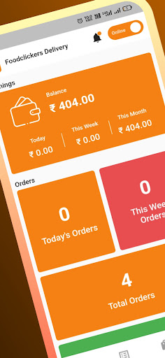 Foodclickers Driver Screen 3