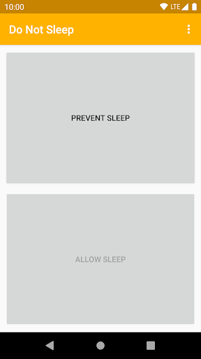 Android application Do Not Sleep screenshort