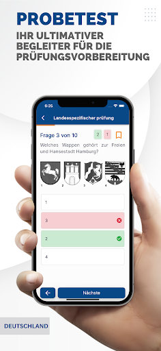 Screenshot of Einbürgerungstest - 2024