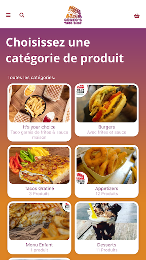 Android application Gecko's screenshort