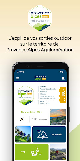 Provence Alpes Outdoor Android App Screenshot 1
