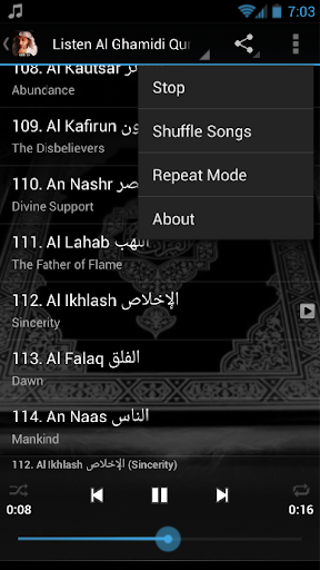 Al-Ghamidi - Holy Quran MP3