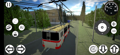 Android application Micro-Trolleybus Simulator screenshort