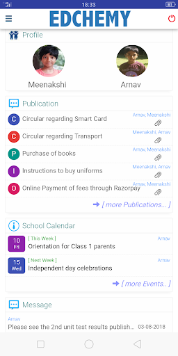 Android application Samved School - Edchemy screenshort