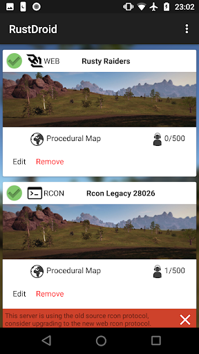 RustDroid: Rust Server Admin Screenshot 1 - AppWisp.com