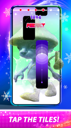 SMURF CAT MEME Piano Tiles - Screenshot 2