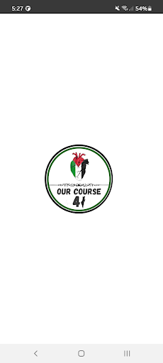 Android application Our Course screenshort
