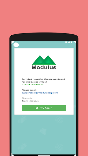 Android application Sales Order Tracker-Modulus365 screenshort