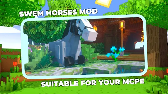 SWEM Realistic Horses Mod MCPE