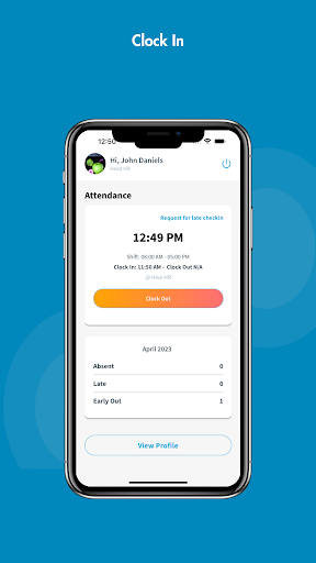 Hive HR App Screen 2