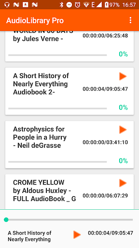 AudioLibrary Tracker Screen 2